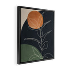 Abstract Art /Minimal Plant 98 Framed Canvas Print Gallery Image 2