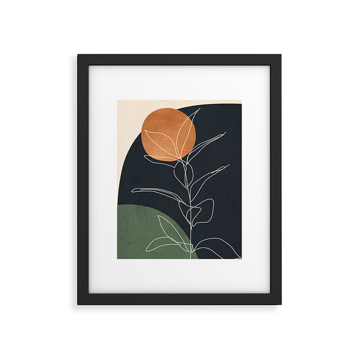 Abstract Art /Minimal Plant 98 Framed Art Print Gallery Image 1