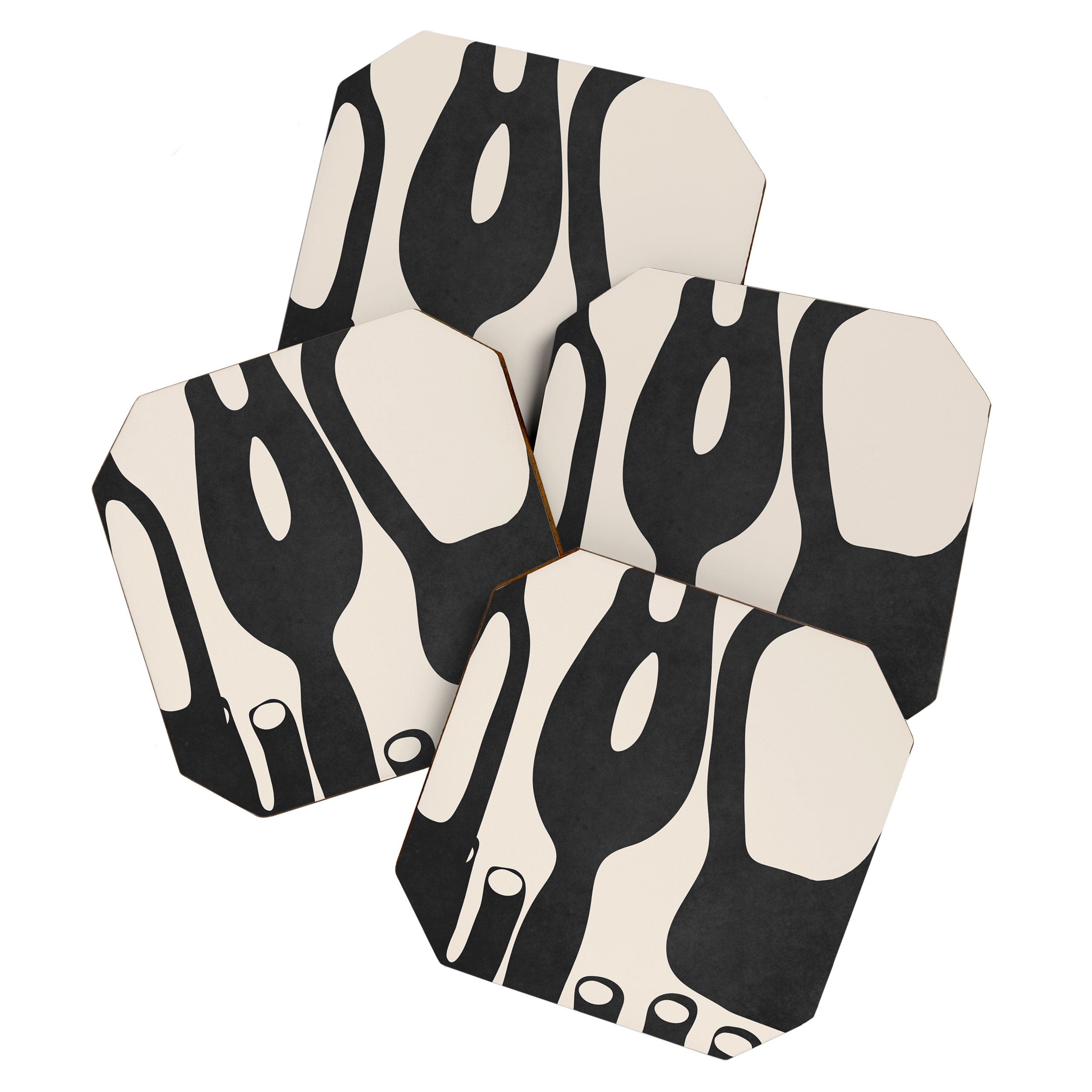 Abstract Art Minimal Vases Coaster Gallery Image 1