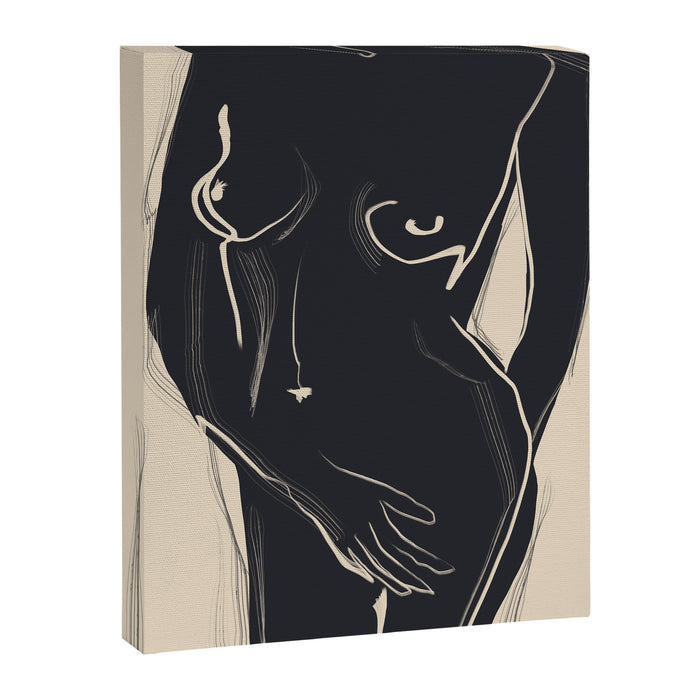 Abstract Art Nude 5 Canvas Print Gallery Image 1