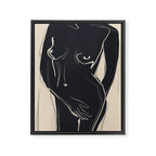 Abstract Art Nude 5 Framed Canvas Print Gallery Image 6