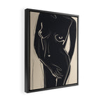 Abstract Art Nude 5 Framed Canvas Print Gallery Image 2