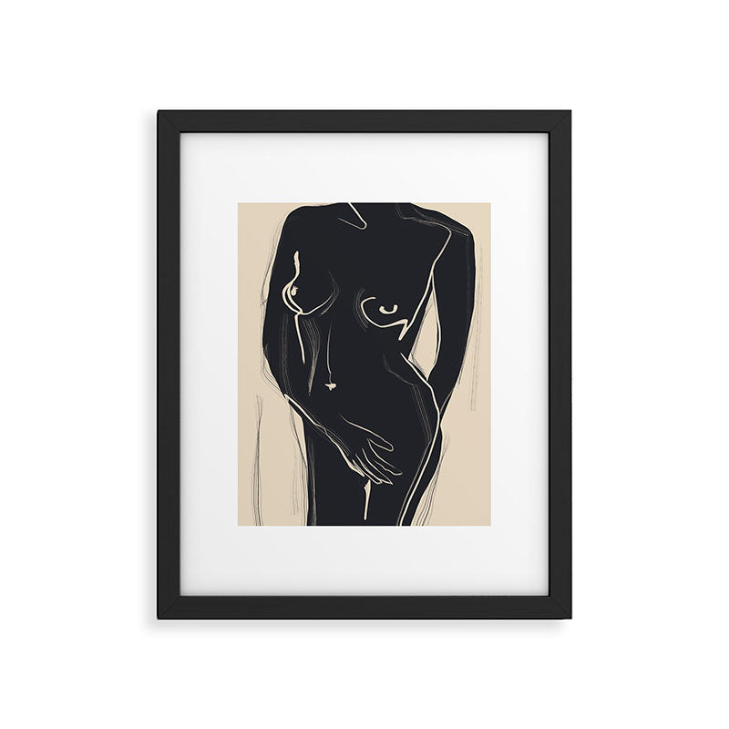 Abstract Art Nude 5 Framed Art Print Gallery Image 4