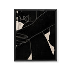 Abstract Art Nude Woman 5 Framed Canvas Print Gallery Image 6