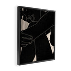 Abstract Art Nude Woman 5 Framed Canvas Print Gallery Image 2
