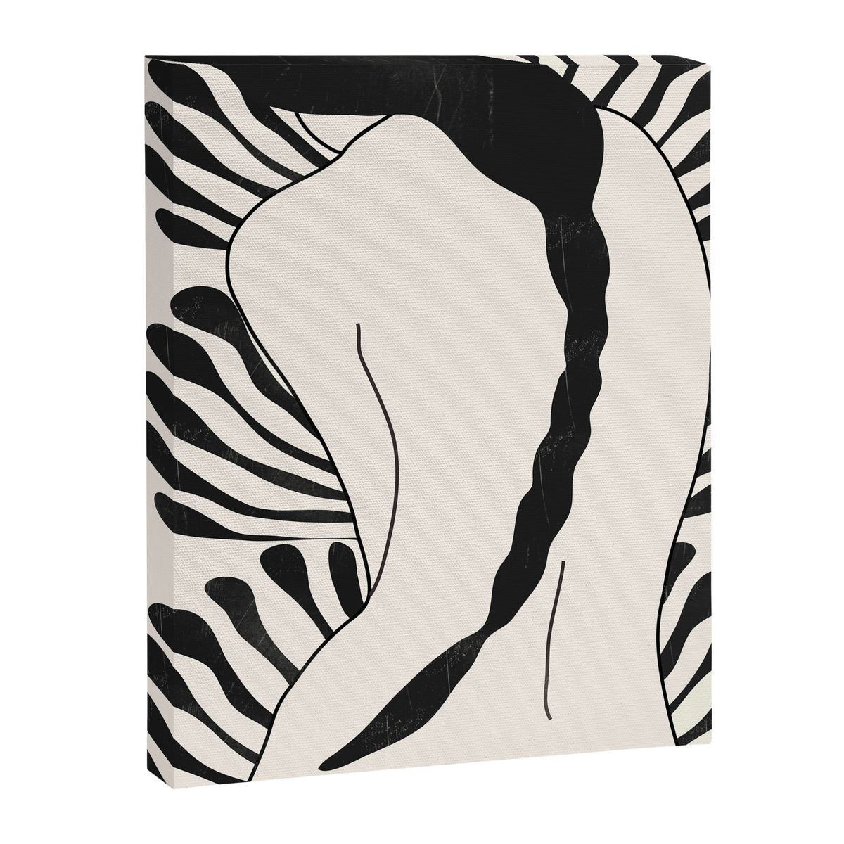 Abstract Art Nude Woman Canvas Print Gallery Image 6