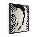 Abstract Art Nude Woman Framed Canvas Print Gallery Image 2