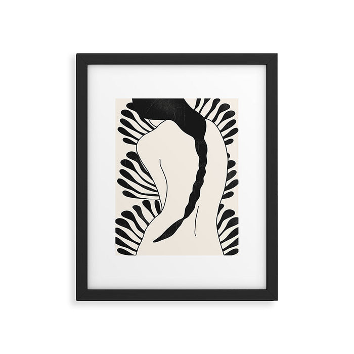 Abstract Art Nude Woman Framed Art Print Gallery Image 1