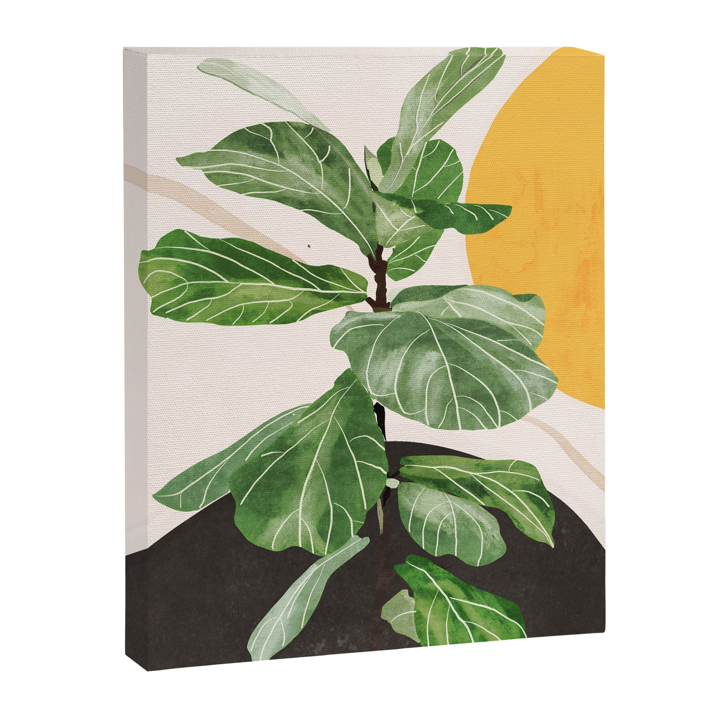 Abstract Art / Plant 2 Canvas Print Gallery Image 6