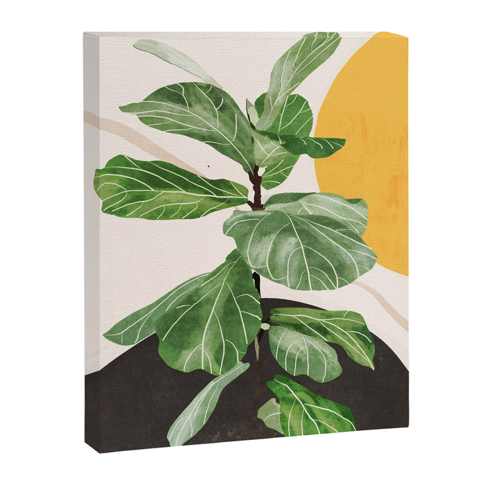 Abstract Art / Plant 2 Canvas Print Gallery Image 1