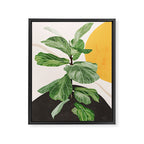 Abstract Art / Plant 2 Framed Canvas Print Gallery Image 6