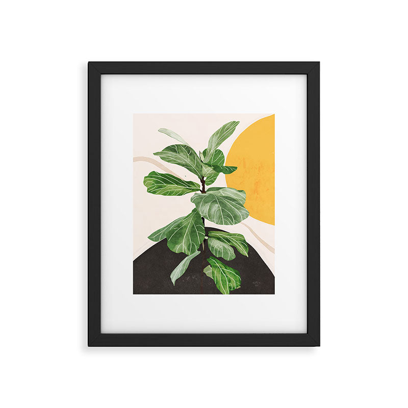 Abstract Art / Plant 2 Framed Art Print Gallery Image 4