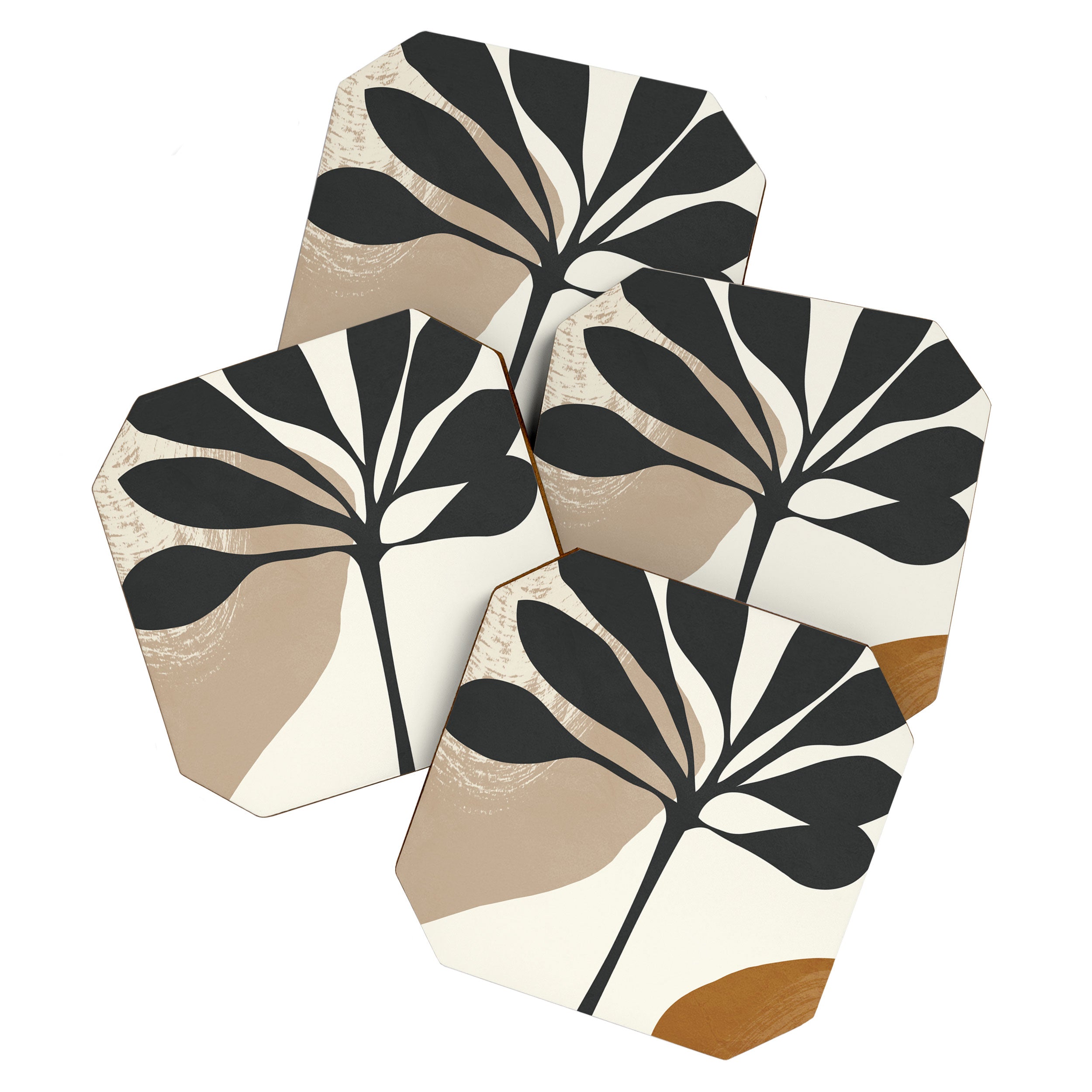 Abstract Art Plant2 Coaster Gallery Image 1