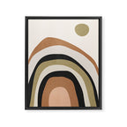 Abstract Art Rainbow 3 Framed Canvas Print Gallery Image 6