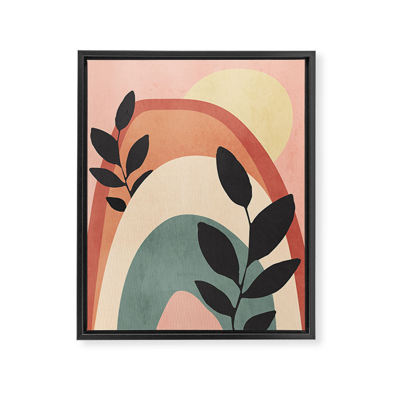 Abstract Art Rainbow 6 Framed Canvas Print Gallery Image 6