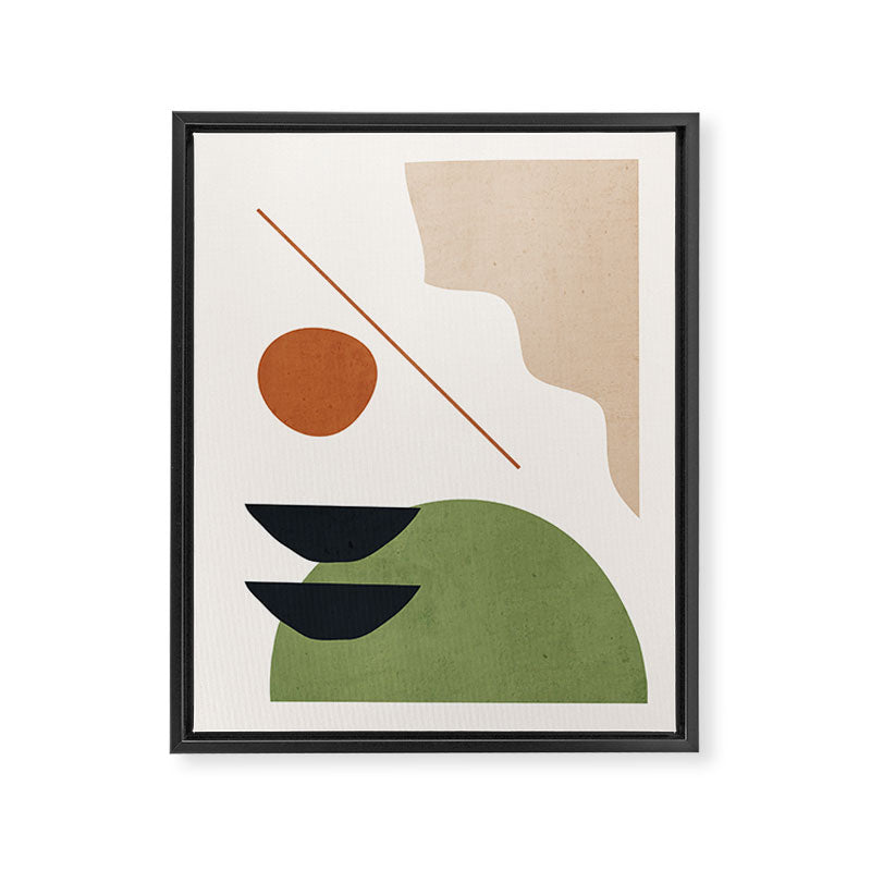 Abstract Art / Shapes 32 Framed Canvas Print Gallery Image 6