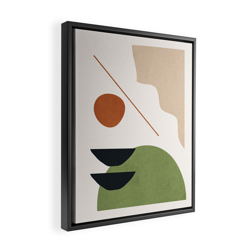 Abstract Art / Shapes 32 Framed Canvas Print Gallery Image 2