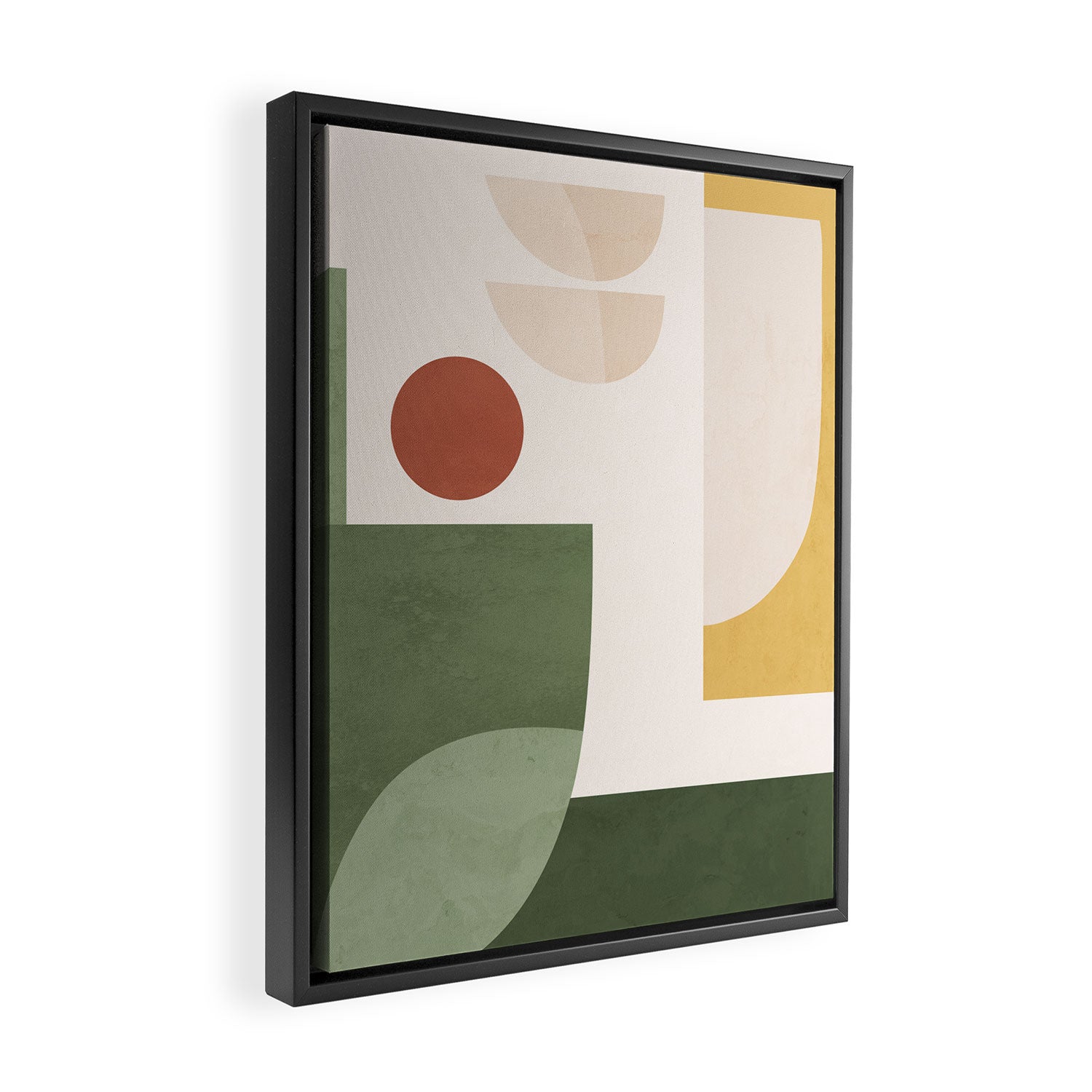 Abstract Art / Shapes 34 Framed Canvas Print Gallery Image 2