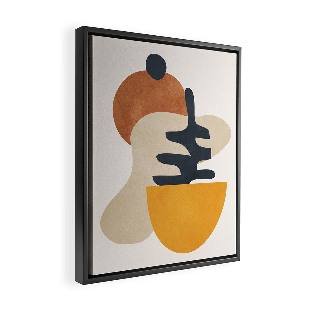 Abstract Art / Shapes 36 Framed Canvas Print Gallery Image 2