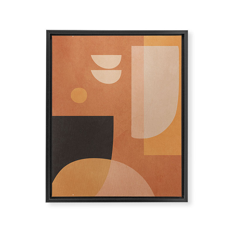 Abstract Art / Shapes Framed Canvas Print Gallery Image 6