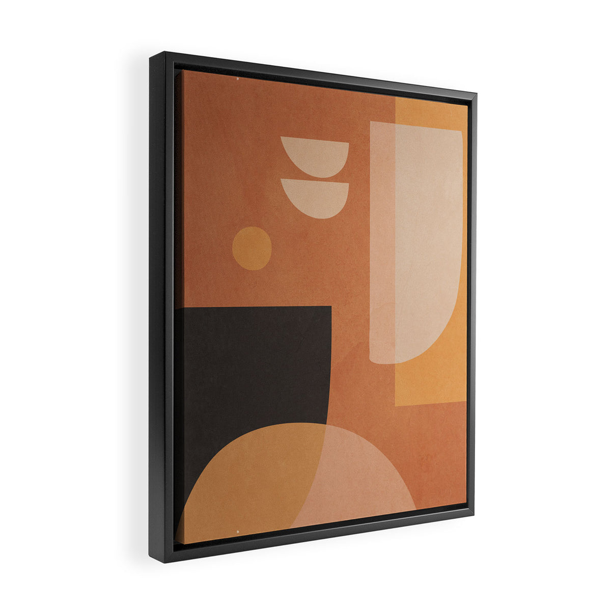 Abstract Art / Shapes Framed Canvas Print Gallery Image 2