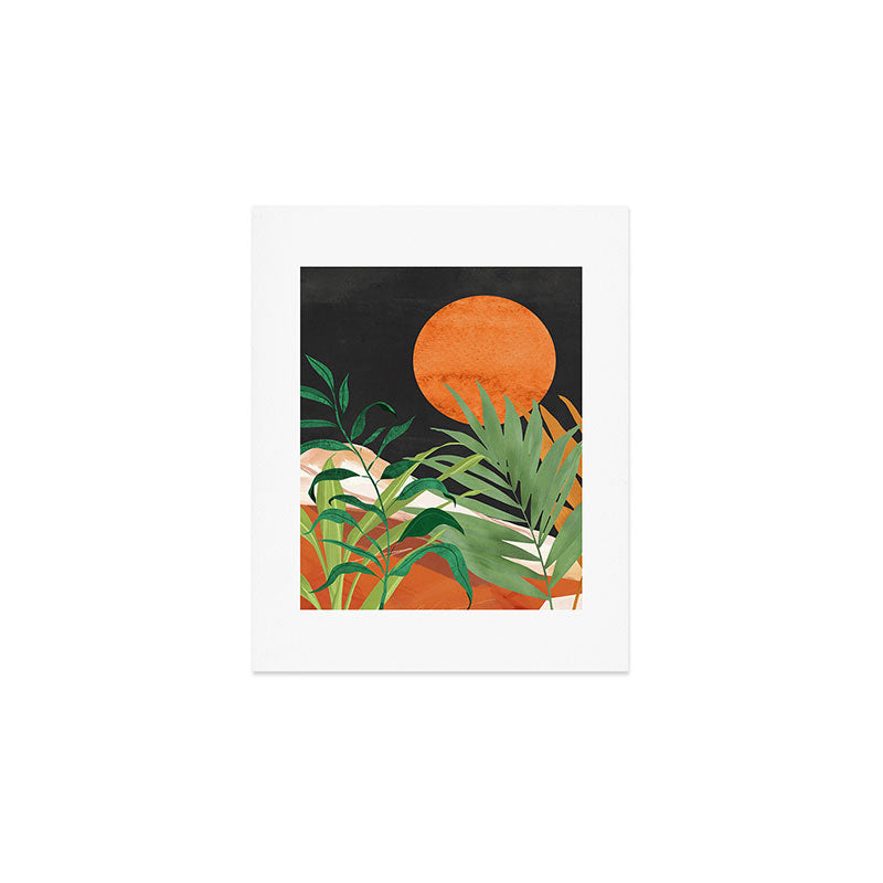 Abstract Art Tropical Garden 18 Art Print Gallery Image 1