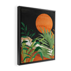 Abstract Art Tropical Garden 18 Framed Canvas Print Gallery Image 2