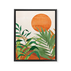 Abstract Art Tropical Garden 16 Framed Canvas Print Gallery Image 8