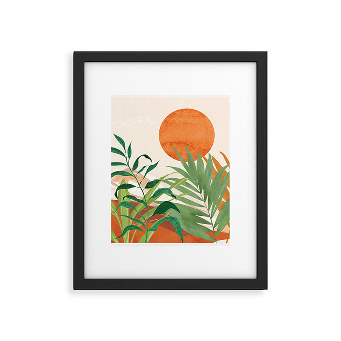 Abstract Art Tropical Garden 16 Framed Art Print Gallery Image 1