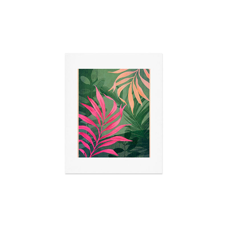 Abstract Art Tropical Garden 5 Art Print Gallery Image 1