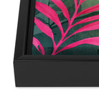 Abstract Art Tropical Garden 5 Framed Canvas Print Gallery Image 3
