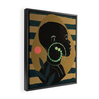 Abstract Art Tropical Girl Framed Canvas Print Gallery Image 2
