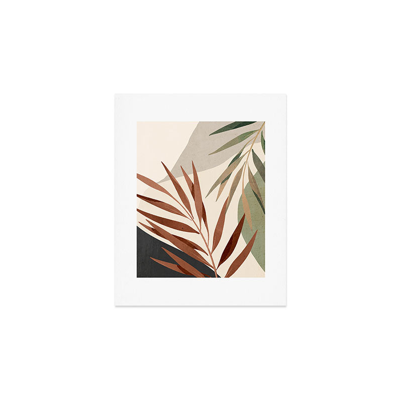 Abstract Art Tropical Leaves 11 Art Print Gallery Image 1