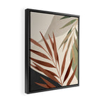 Abstract Art Tropical Leaves 11 Framed Canvas Print Gallery Image 2