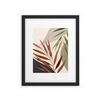 Abstract Art Tropical Leaves 11 Framed Art Print Gallery Image 5