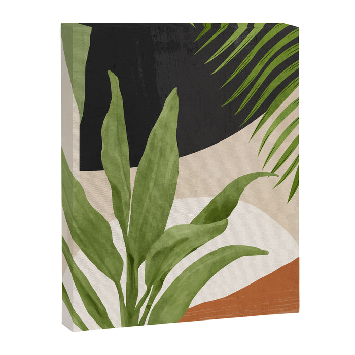 Abstract Art Tropical Leaf 11 Canvas Print Gallery Image 1