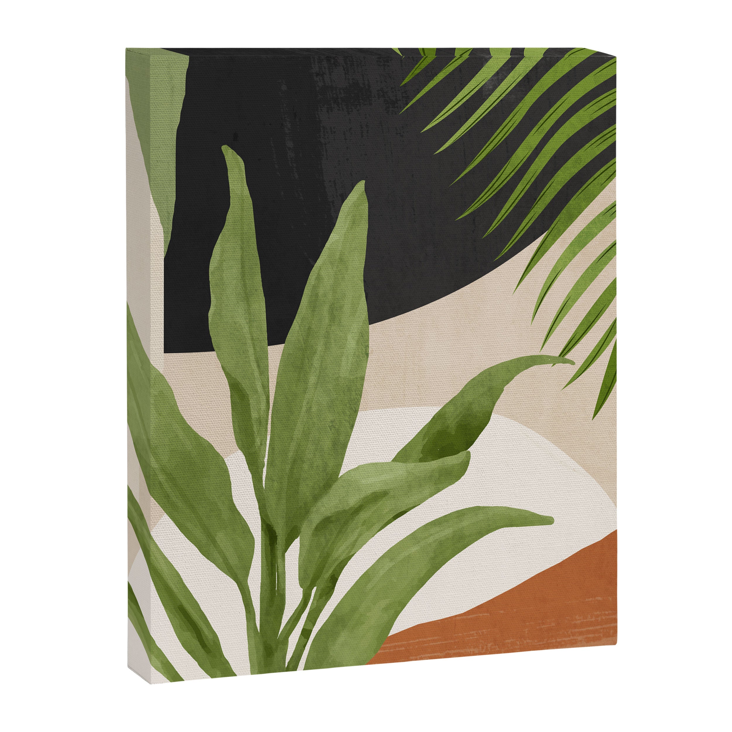 Abstract Art Tropical Leaf 11 Canvas Print Gallery Image 6