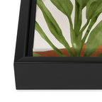 Abstract Art Tropical Leaf 11 Framed Canvas Print Gallery Image 3