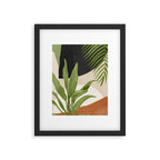 Abstract Art Tropical Leaf 11 Framed Art Print Gallery Image 5