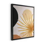 Abstract Art Tropical Leaf 14 Framed Canvas Print Gallery Image 2