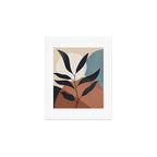 Abstract Art Tropical Leaf Art Print Gallery Image 1