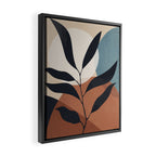 Abstract Art Tropical Leaf Framed Canvas Print Gallery Image 2