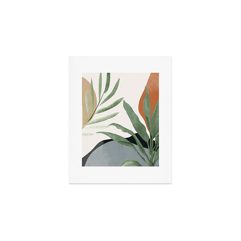 Abstract Art Tropical Leaves 10 Art Print Gallery Image 1