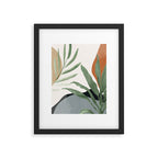 Abstract Art Tropical Leaves 10 Framed Art Print Gallery Image 5