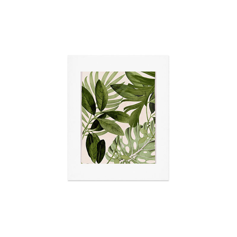 Abstract Art Tropical Leaves 100 Art Print Gallery Image 1