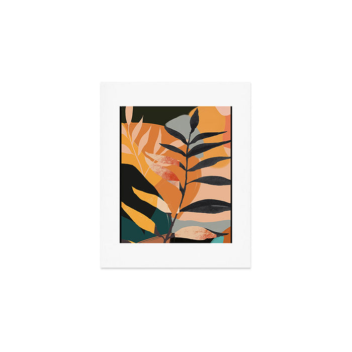 Abstract Art Tropical Leaves 108 Art Print Gallery Image 1