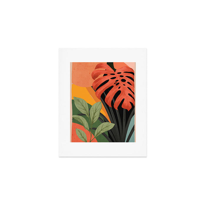 Abstract Art Tropical Leaves 109 Art Print Gallery Image 1