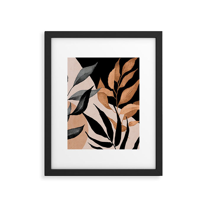 Abstract Art Tropical Leaves 115 Framed Art Print Gallery Image 1