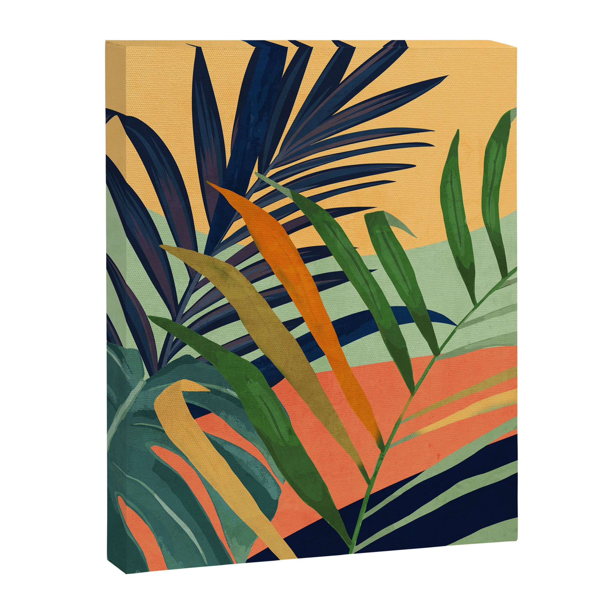 Abstract Art Tropical Leaves 117 Canvas Print Gallery Image 6