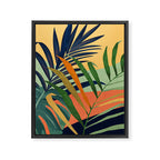 Abstract Art Tropical Leaves 117 Framed Canvas Print Gallery Image 6